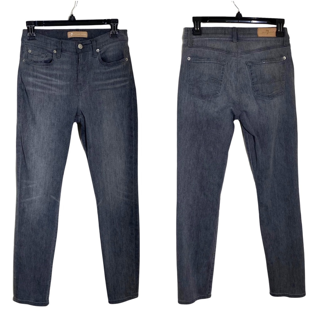 7FAM Josefina Boyfriend Jeans Luxe Vintage Gray